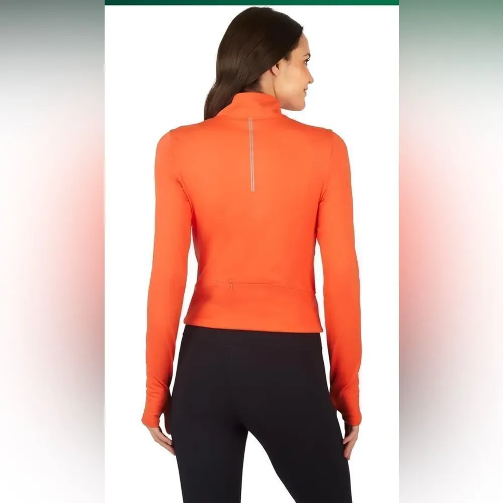Yogalicious Lux Womenâs Crosstrain Everyday LongâSleeve 3/4 Zip Jacket T⌠- Picture 3 of 16